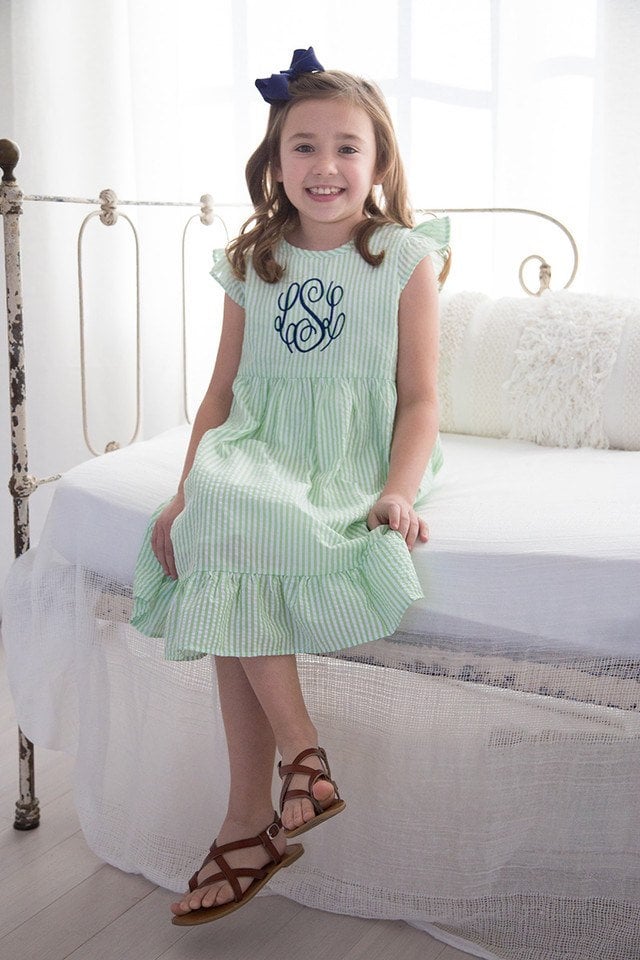 Girl's Seersucker Dress