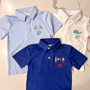 Boys Short Sleeve Collared Shirt