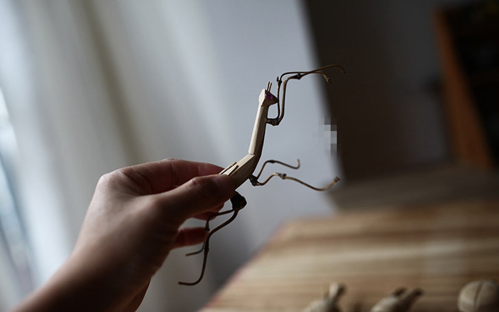 Bamboo Insect Mantis Beetle Sculpture Mini Insects Statue - Etsy