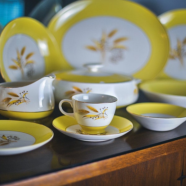 Autumn gold by century services dinner plates and serving pieces