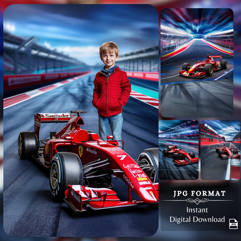 Teams Backdrops Racing Racing Car Digital Backdrops: 40 Racing Circuit Blur Backgrounds for ...