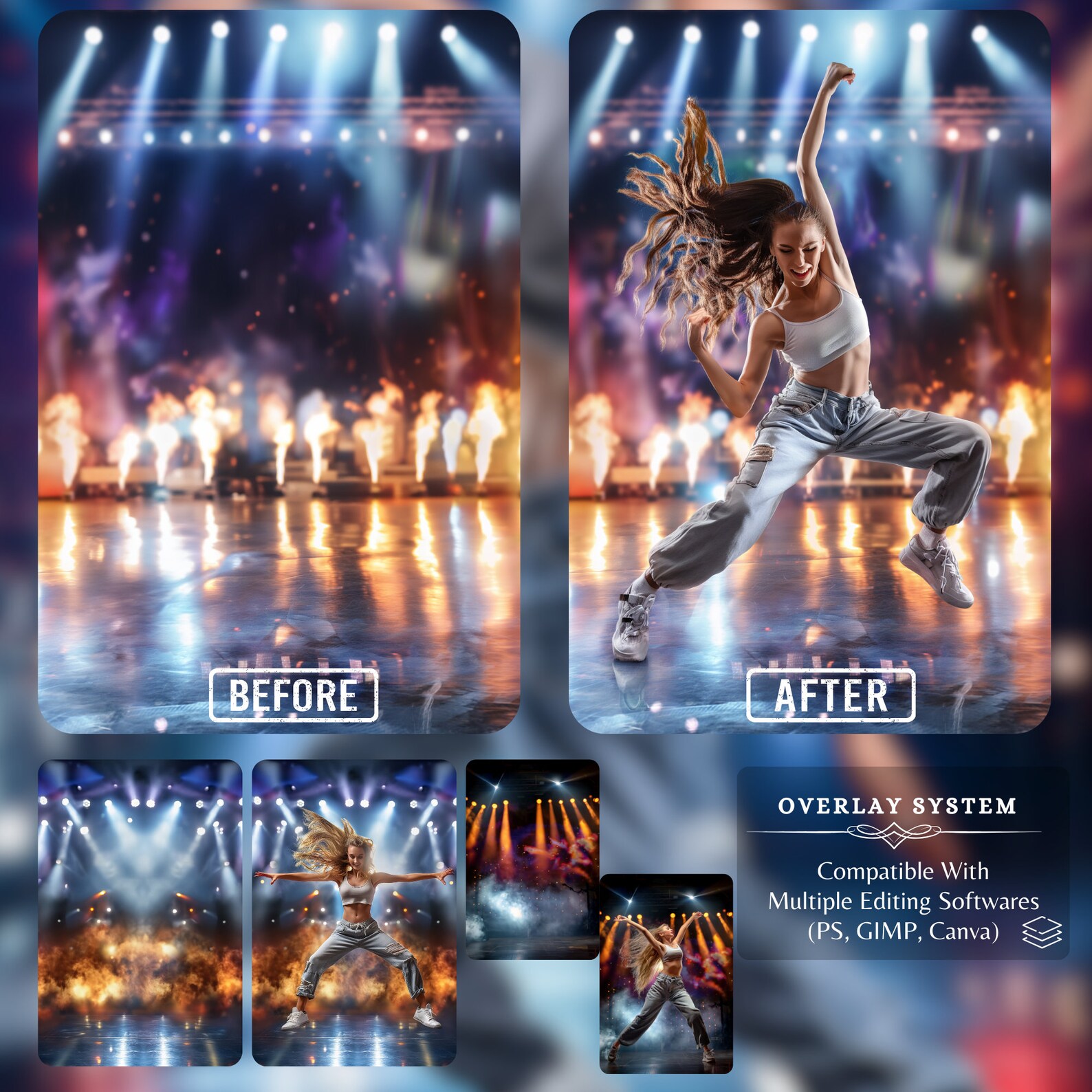 Dance Studio Digital Backdrops: 40 Sports Backdrop Disco Party Dance ...