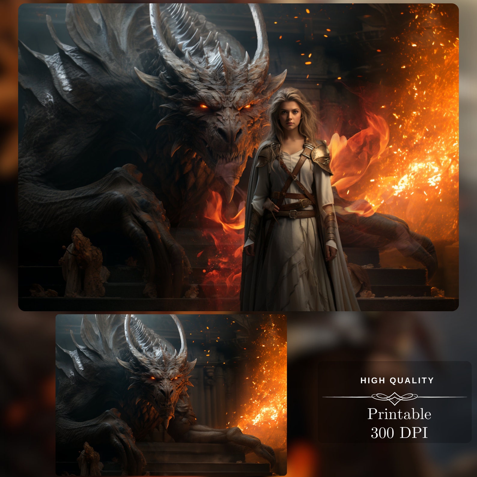 Mythical Creatures Dragon Backdrop: 80 Epic Dragon Fantasy Background ...
