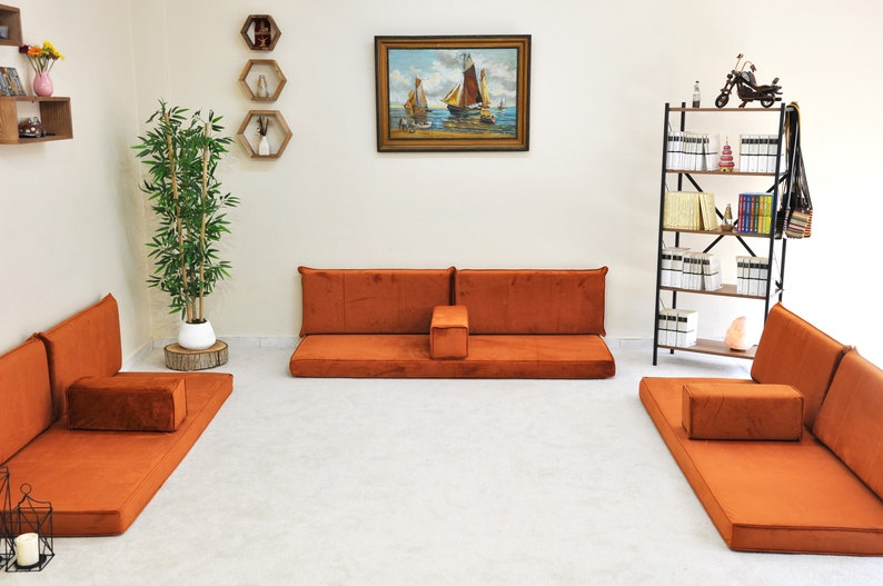 Arabic Living Room, Arabic Sofa Set, Balcony Floor Couch, Arabic Home