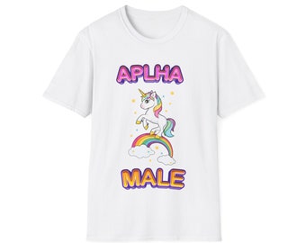 Men’s gift men’s tshirt funny mens Shirt Tee Top Funny Meme Unicorn Gift mens Joke Prank Fathers Day Stag Do Softstyle T-Shirt