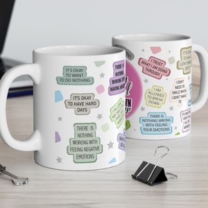 Mental Breakdown Mug: Self Care Affirmations, Wellbeing Gift