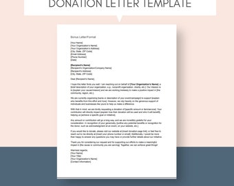 Spendenanfrage Brief Spendenbrief Vorlage 5 bearbeitbare Vorlagen für wohltätige Spenden und Unternehmenssponsoring