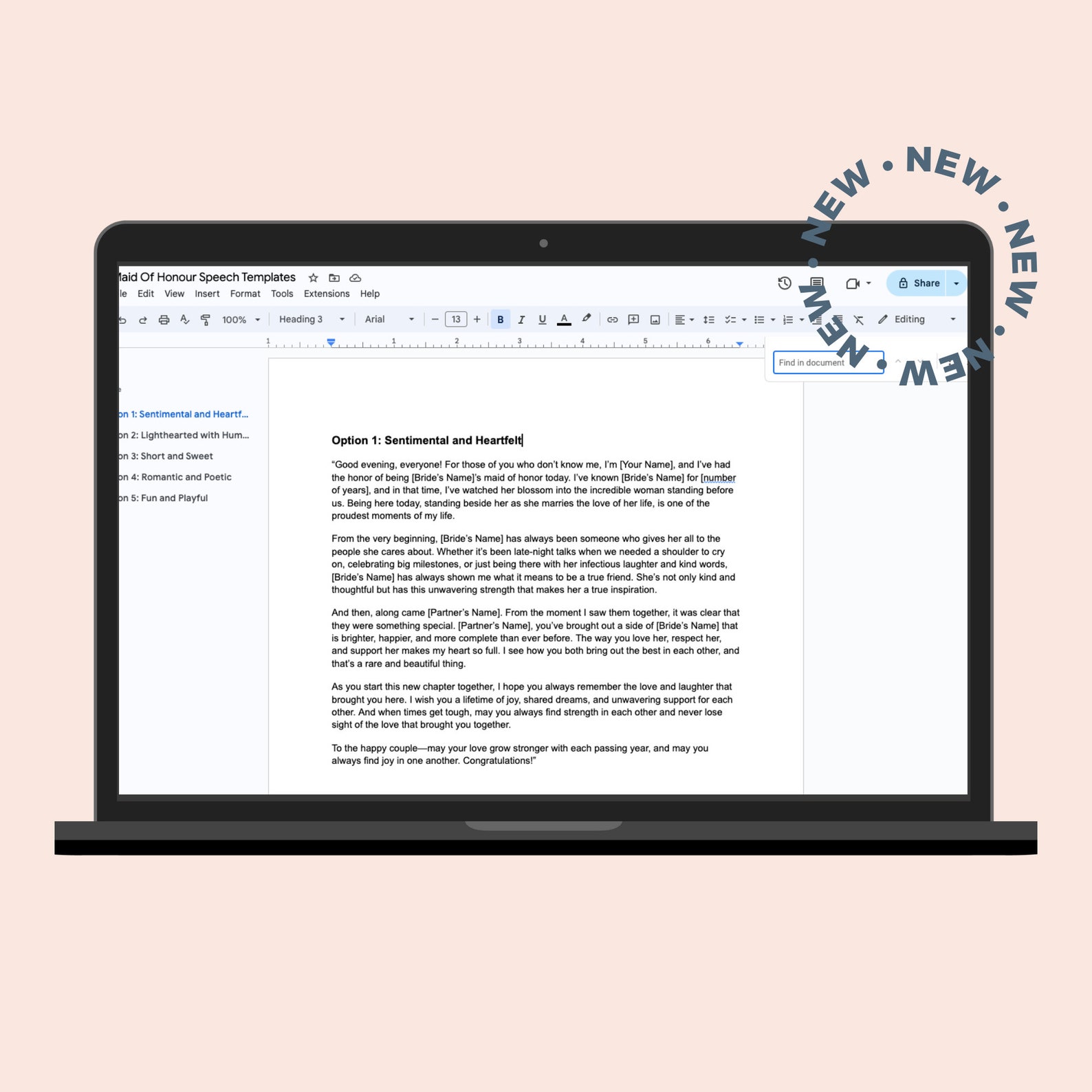 Maid of Honor Speech MOH Poem Witty Maid of Honor Speech Wedding Bride