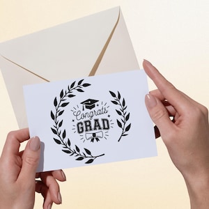 Carte de remise des diplômes imprimable Félicitations pour diplômés Carte numérique pour diplômés du secondaire Carte de remise des diplômes Téléchargement instantané Voeux