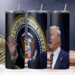 Trump 45 Trump 47 Trump 20oz tumbler with lid and straw, Donald Trump, President Trump, Trump 2024