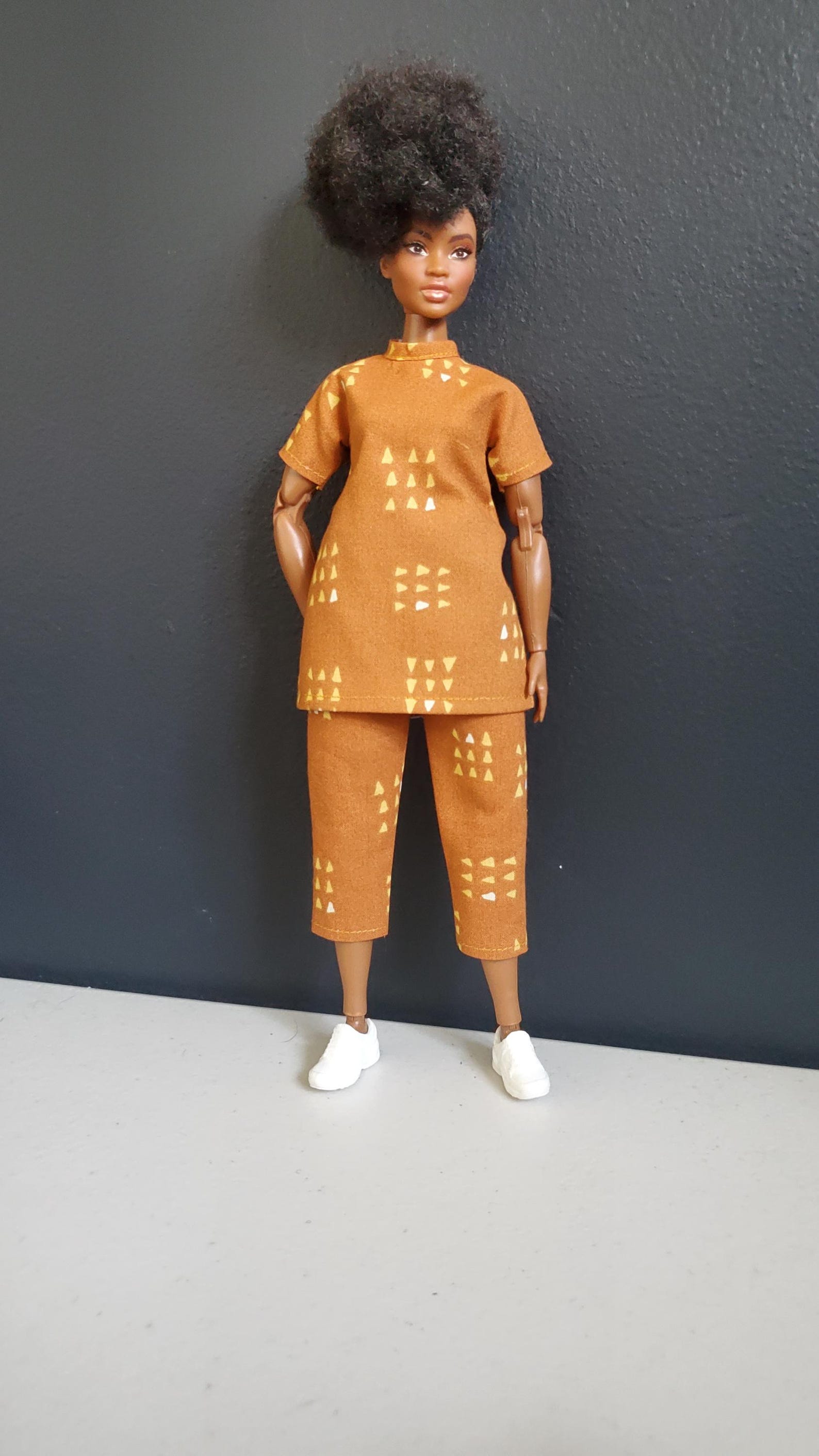 Serenity Spring Brown Pants set