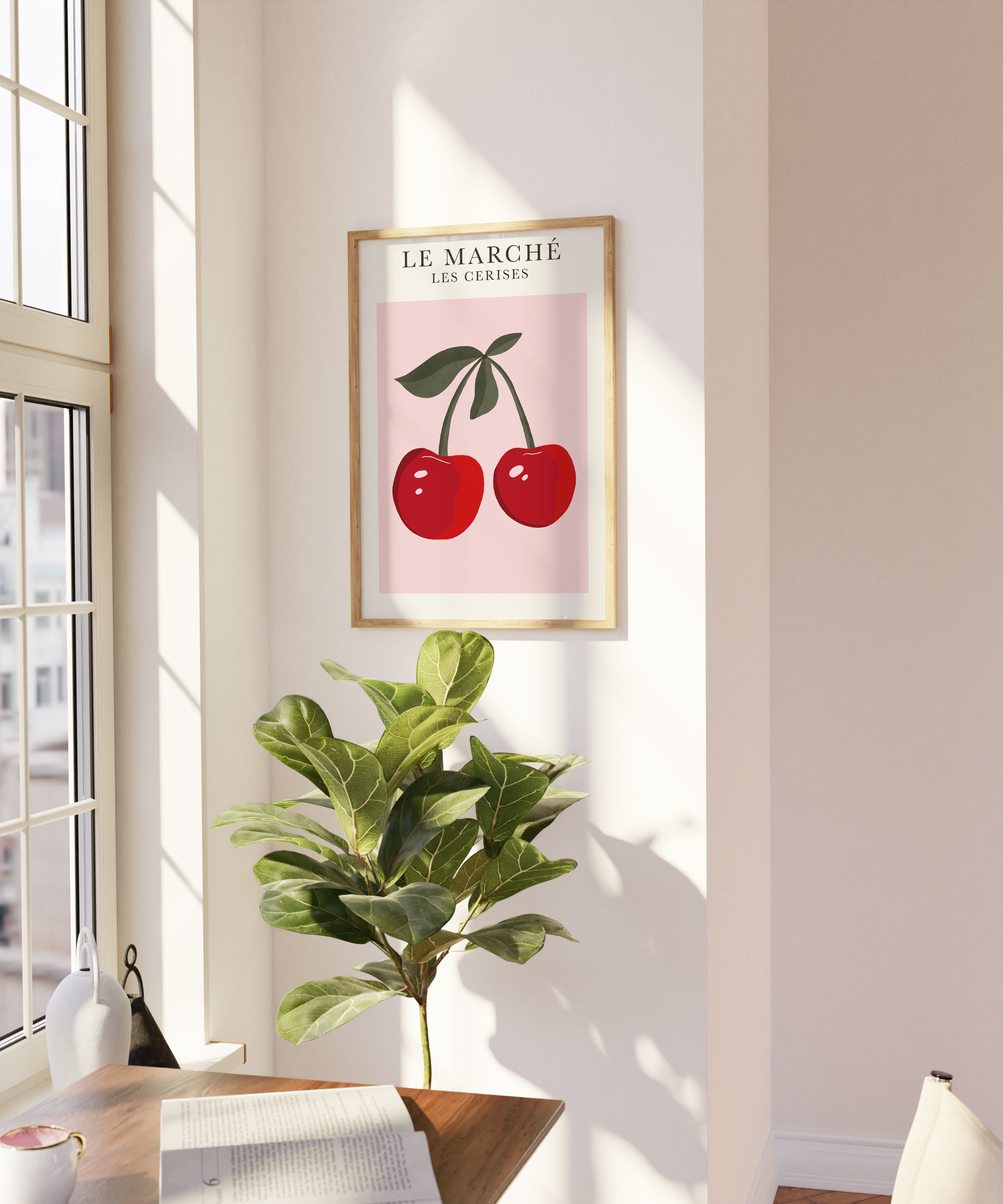 Fruit Market Print, Fruit Poster, Botanical Gallery Wall Art
