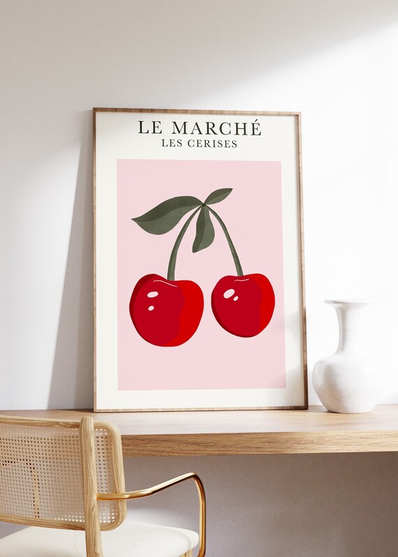 Cherries Art Print Cherries Art Print