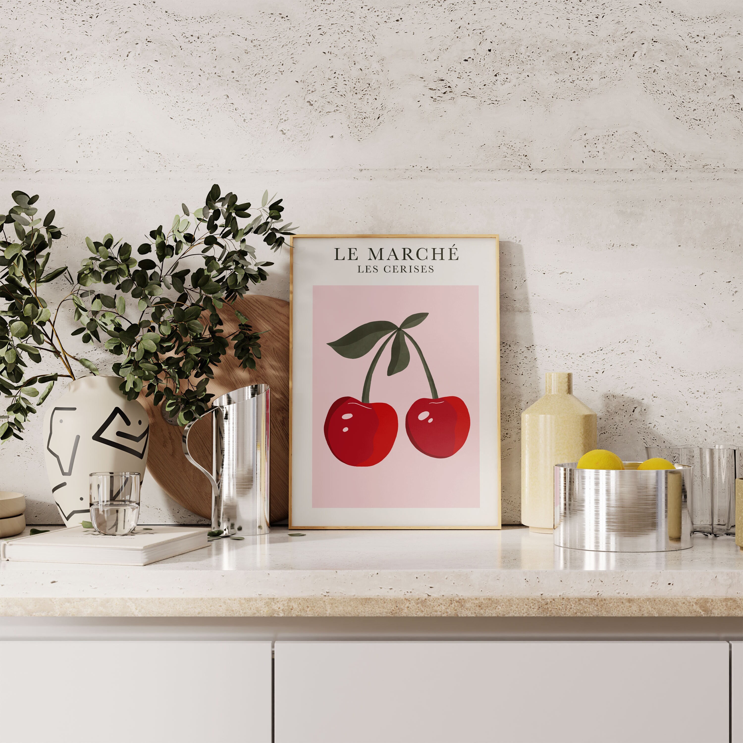 Street Art Poster 40x60 con Cornice Oro - Arredo Casa Originale