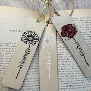 Personalized Wooden Bookmark