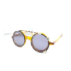 Leder Brillenclip für Auto Visier 1 Paar