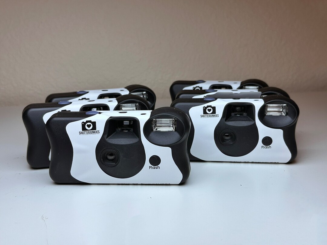 5 Camera Wedding Pack Black and White Disposable Camera 27 Exposures Etsy
