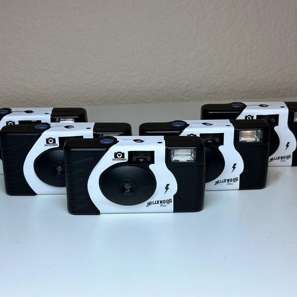 Pack mariage de 5 appareils photo - Appareils photo jetables couleur - 24 vues - Code de réduction inclus pour économiser sur le développement !