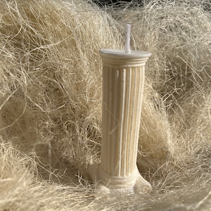 Roman Column Candle | Roman Pillar | Handmade soy candle