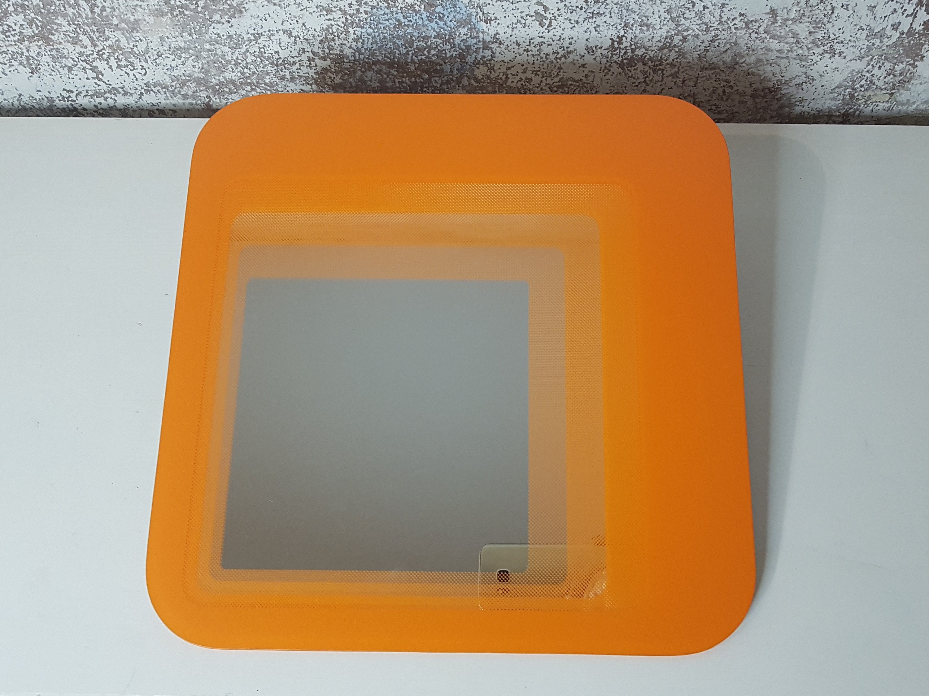 IKEA Hylkje Vintage Orange Mirror 70s' Styles Etsy