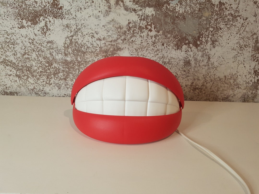 IKEA FLABB Lamp Iconic Wall Lamp Model V0107 Red Mouth Lips - Etsy