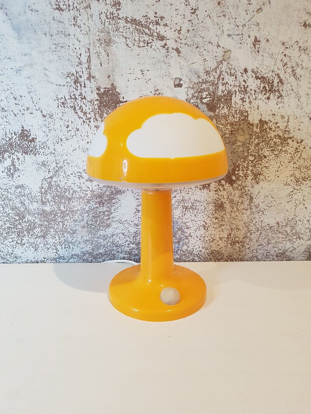 Vintage IKEA Cloud Lamp Orange Skojig Table Lamp Design Henrik Preutz Etsy