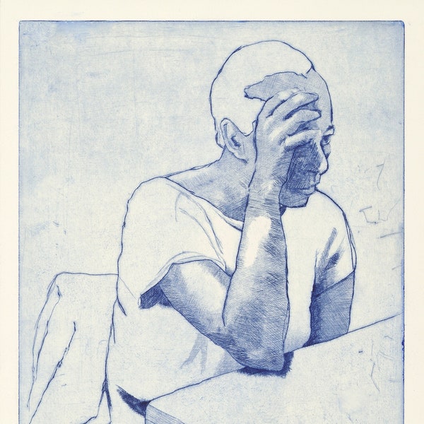 Not Now, Please | Drypoint Etching 2023