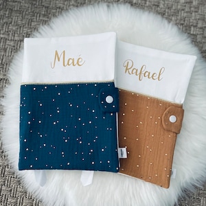Protège carnet de santé personnalisé prénom pimiz / cadeau naissance personnalisé