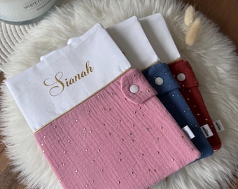 Protège carnet de santé personnalisé prénom envoi rapide / cadeau naissance personnalisé