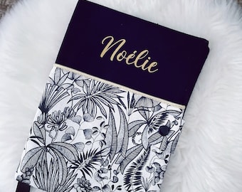 Personalized baby health record book cover with name / baby gift / fast shipping