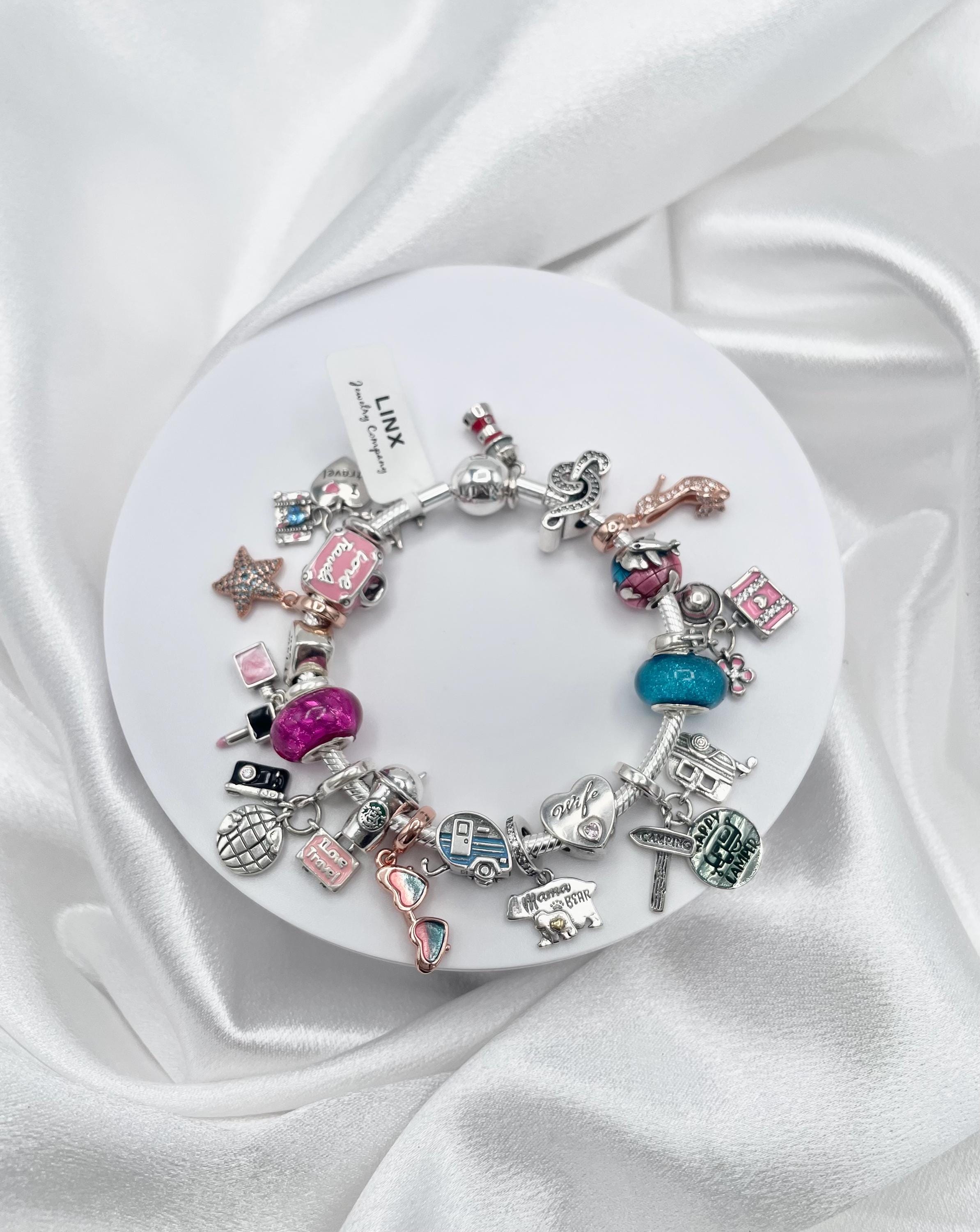 Linx Silver Snake Chain Bracelet With Wife Mom Travel and Camping