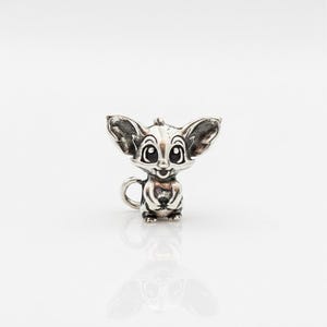 Charm de petauro del azúcar para pulsera o collar de dijes en plata de ley 925