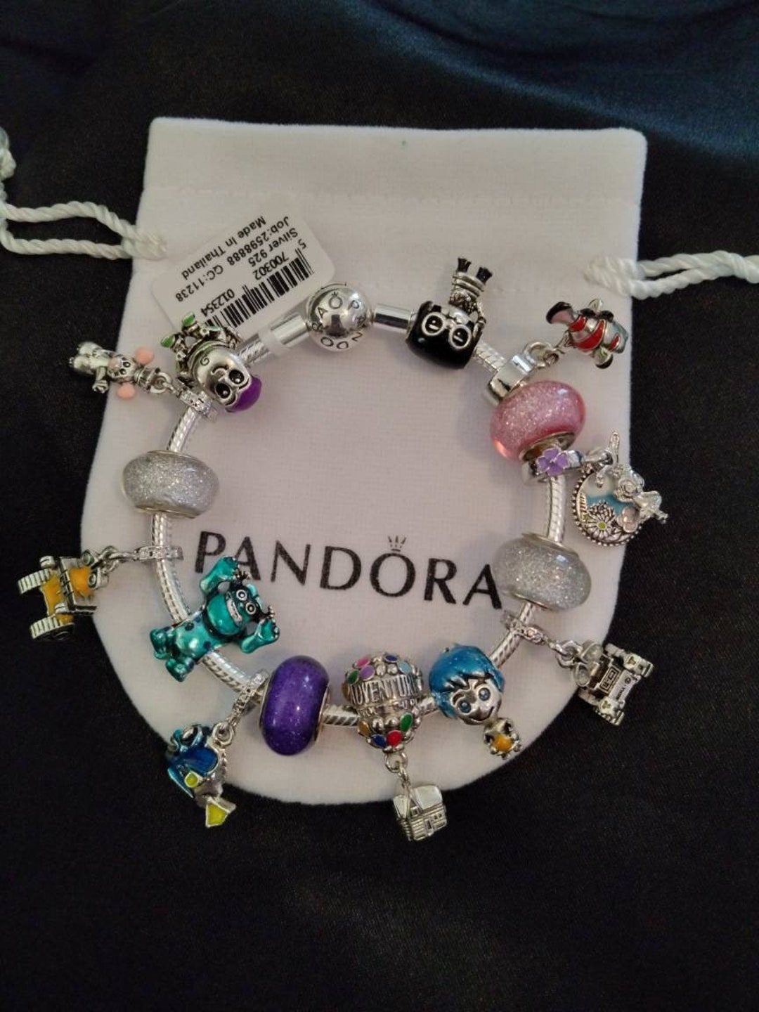 Pandora Bracelet With Character Themed Charms Etsy