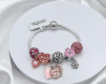 PANDORA ハートブレスレット ピンクゴールド PANDORA（パンドラ 