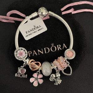 Pandora Bracelet With Mom Themed Charms - Etsy