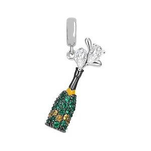 Icey Champagne dangle Charm image 1