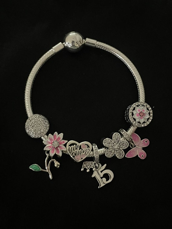 限定版 With Bracelet Chain Snake Linx Quinceanera 925 Charms Themed アクセサリー