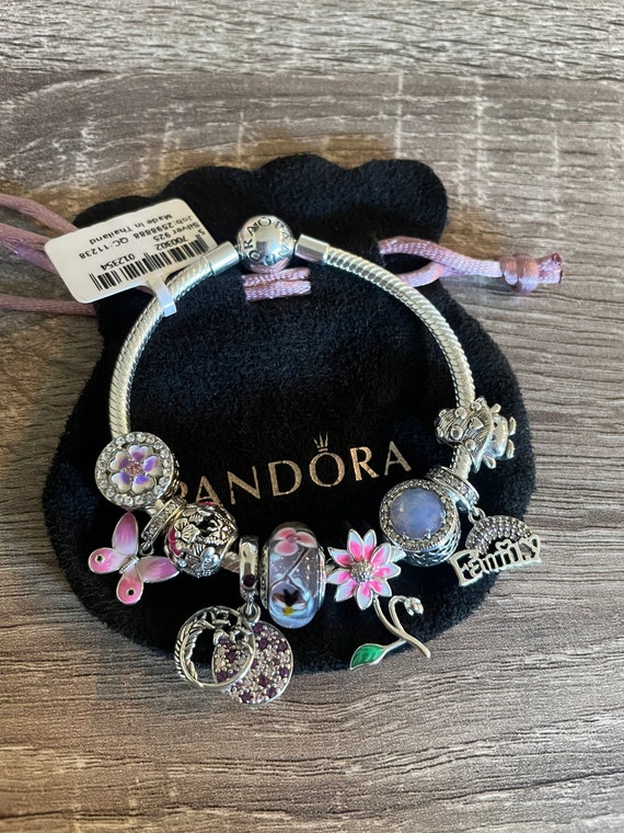 Pandora Gold Bracelet & beads.  Pandora bracelet charms ideas, Pandora  bracelet gold, Pandora jewelry charms