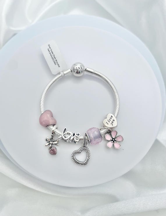 Maynor Bracciale Regolabile In Argento 925 Con Ciondolo Cuore E Zirconi - Per Donna E Ragazza - Gioiello Impilabile