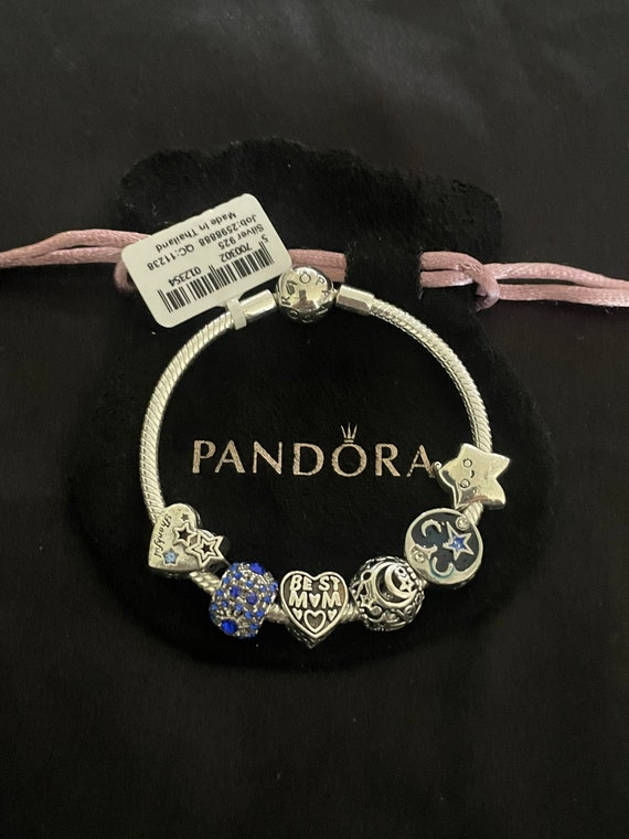 Pandora Bracelet With Mom Themed Charms 