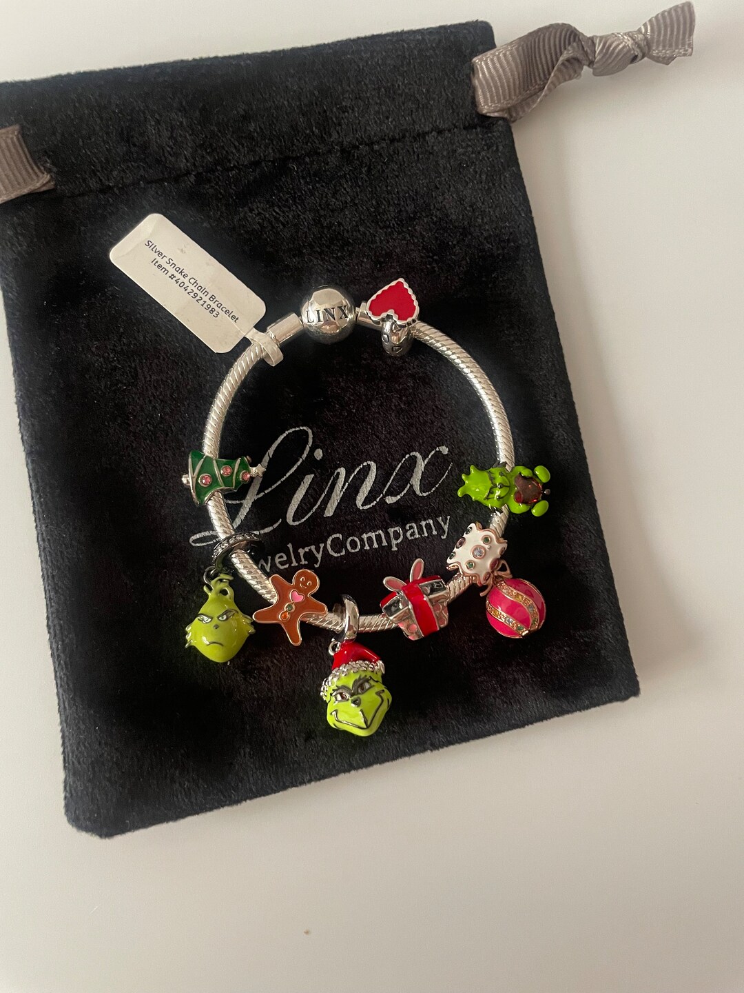 Linx Charm Bracelet With Character Themed Charms Etsy