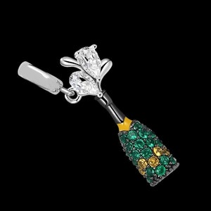 Icey Champagne dangle Charm image 3