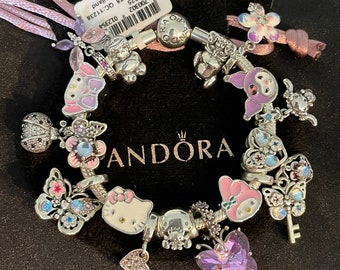 My Pandora Bracelet  Fairy Garden theme 