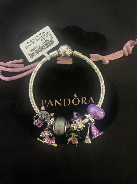 Pandora Like Cute Charm Bracelet. Easter Bunny. Pink, Green/white