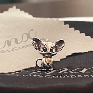 Sugar Glider Anhänger für Bettelarmband oder Kette aus 925 Sterling Silber