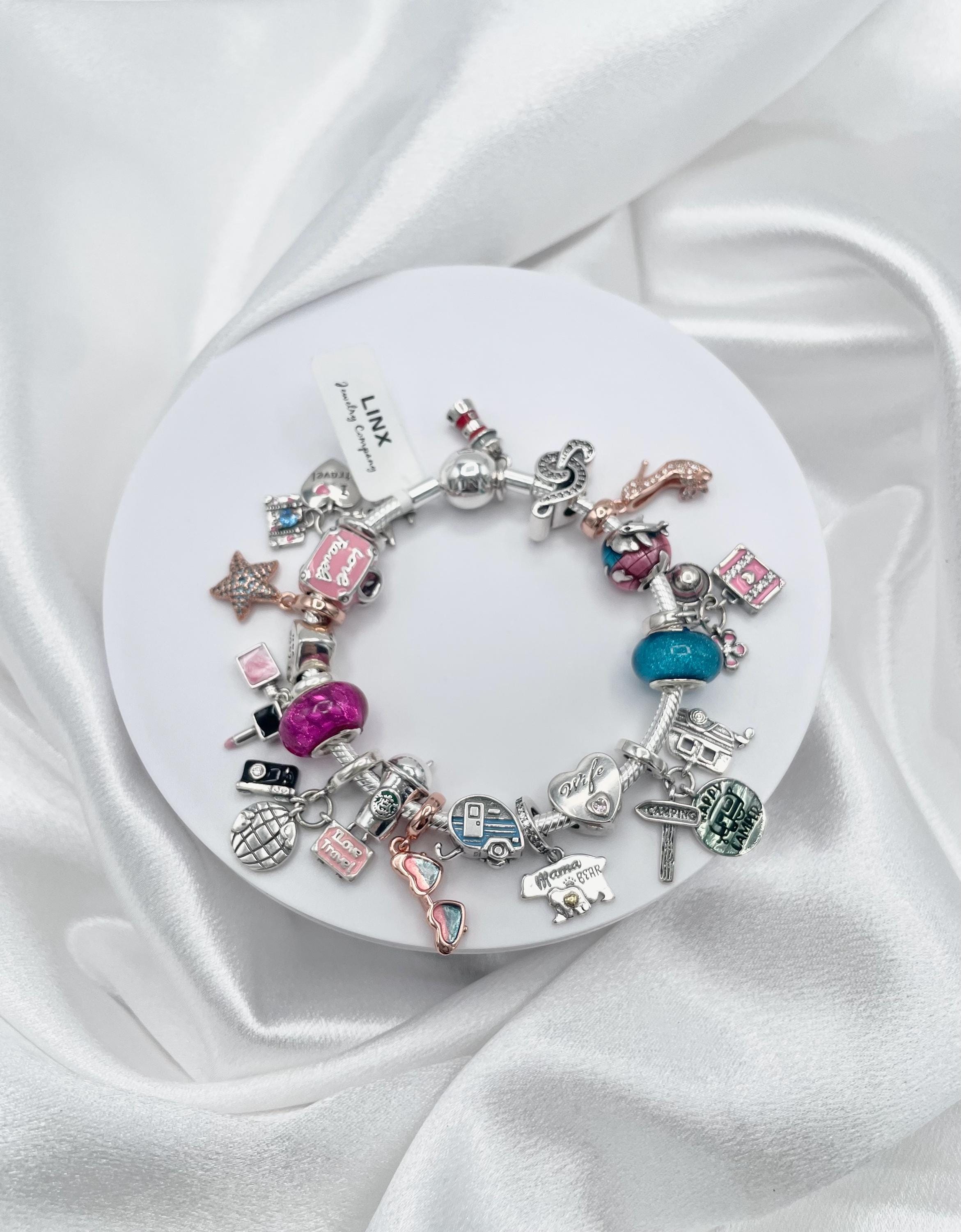 Linx Silver Snake Chain Bracelet With Wife Mom Travel and Camping