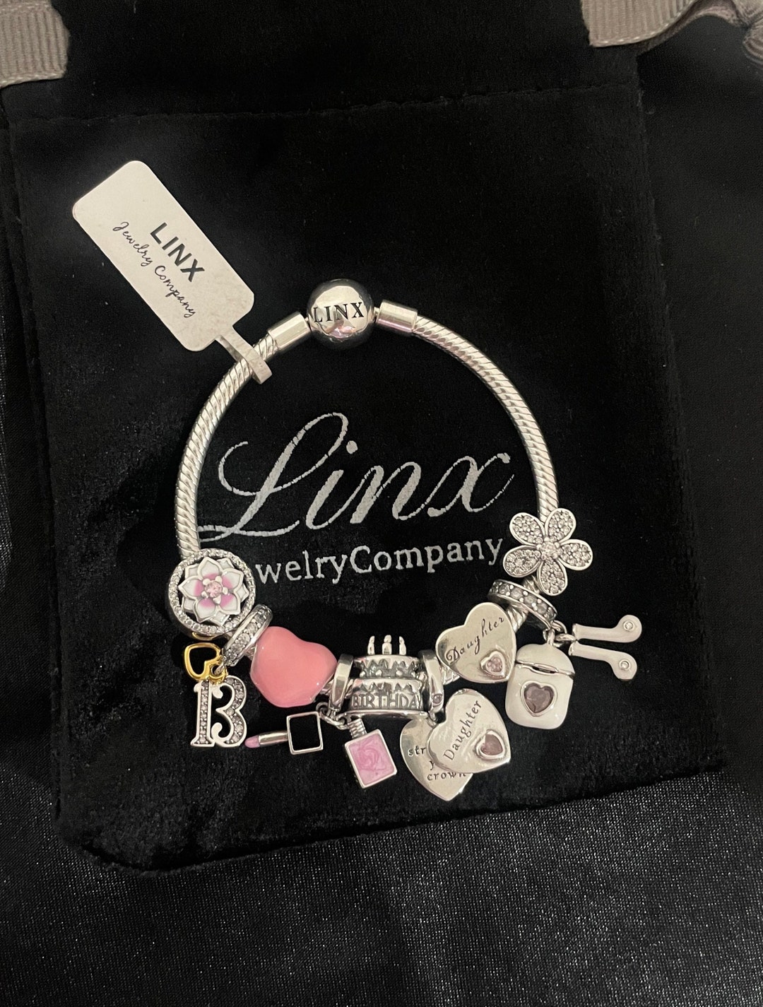 ブレスレット LAZY DAWN round chain bracelet Linx Rose Gold Snake Chain Bracelet With Pink Purple and