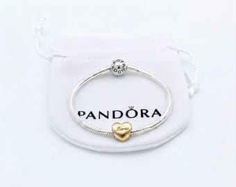 正規品 Pandora スターリングシルバー Moments メッシュバングル 