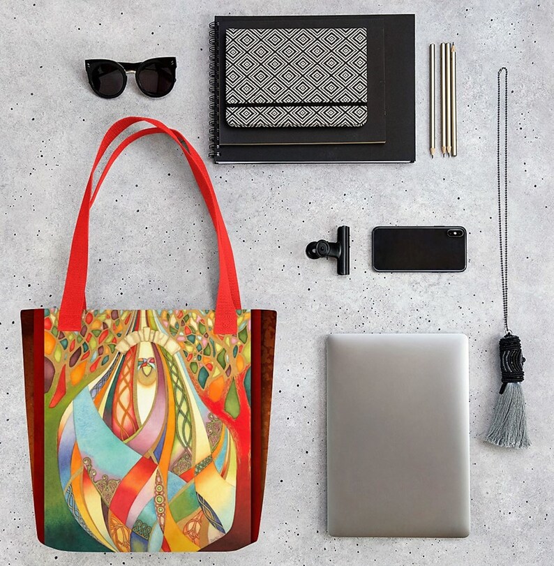 Art Print Tote Bag Sophia Print From Original Watercolor Etsy