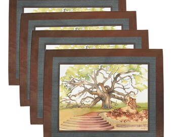 Placemat Set | Silent Witness, Old Oak Tree, Art Gift